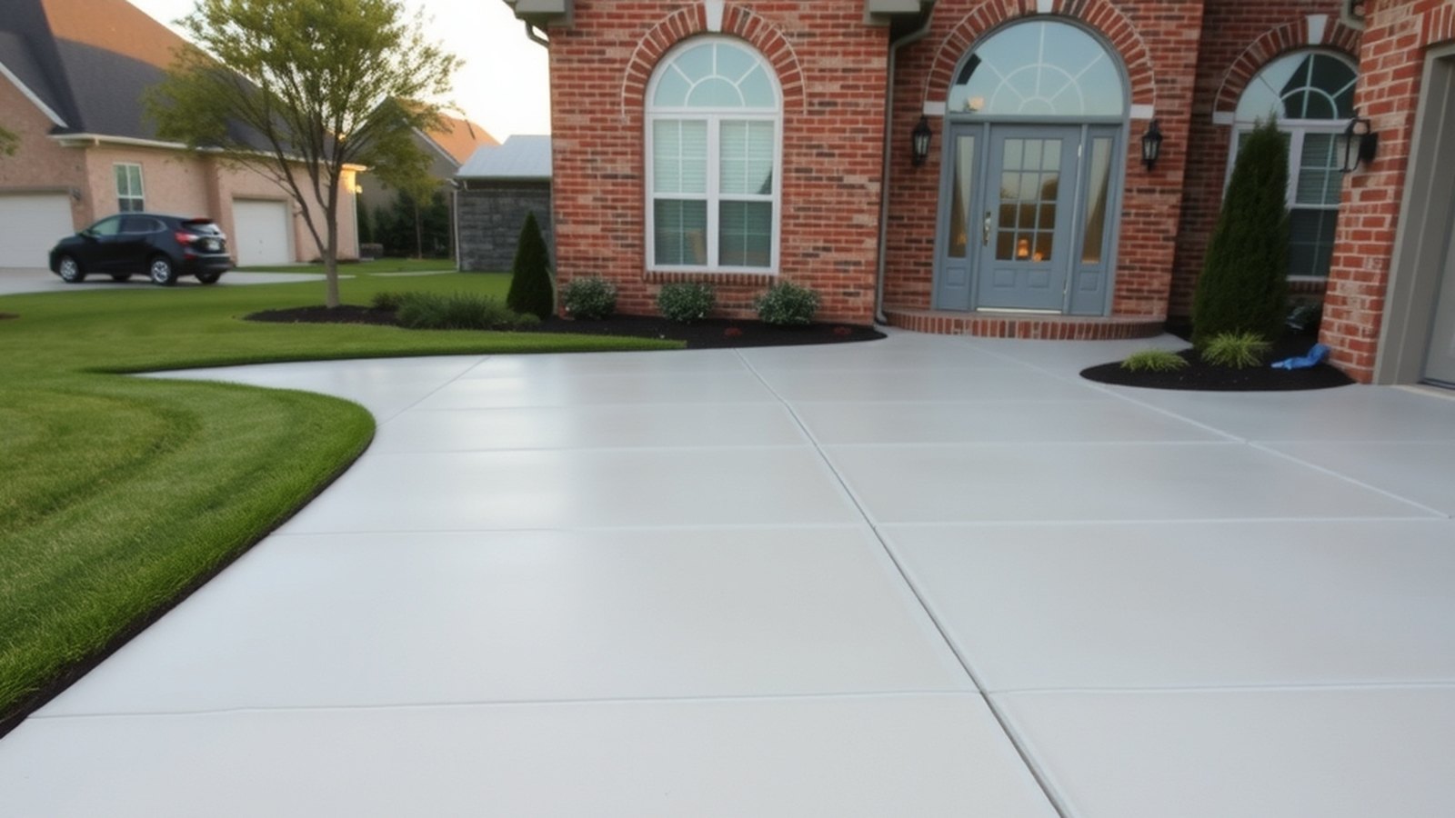 Concrete work on a property